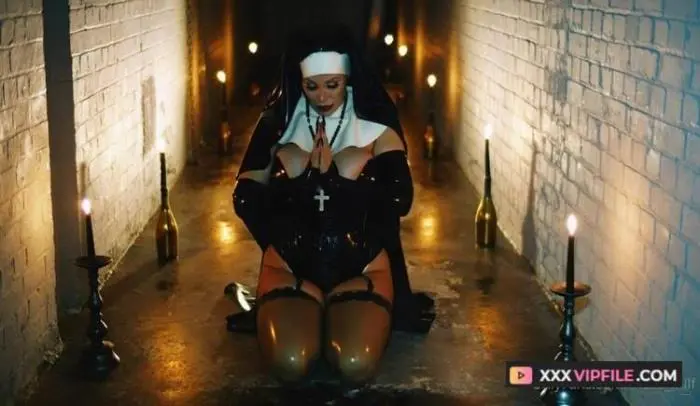 Rebecca More - The Nun A Place Of Whoreship, Bubble Butt, Threesome - XXX Porn Video on XXXVipFile