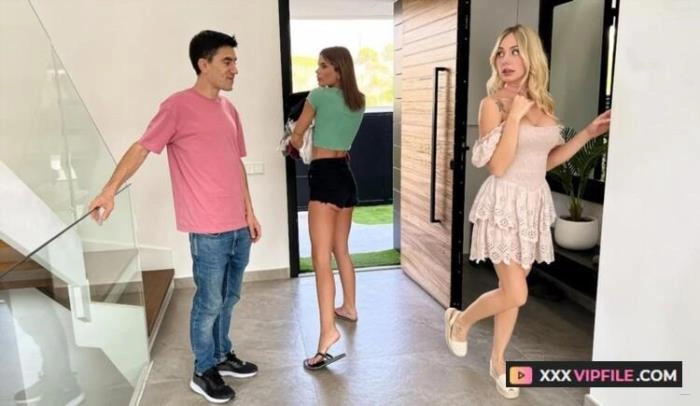 Angie Lynx - Fucking My GF's Stepsister, Cowgirl, Blonde - popular porn video on XXXVipFile